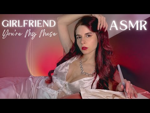 ASMR Girlfriend Roleplay  🎨 You Are My MUSE (Personal Attention, Kisses and More..)