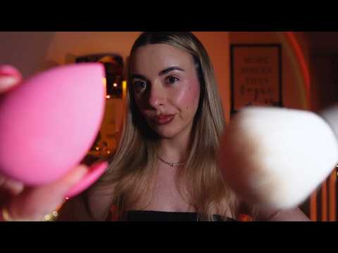 ASMR FAST and AGGRESSIVE makeup routine (first attempt 😵‍💫)