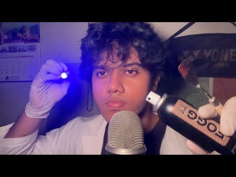 ASMR Annual Neurological Follow Up | Cranial Nerve Check ASMR Detailed for Sleep 