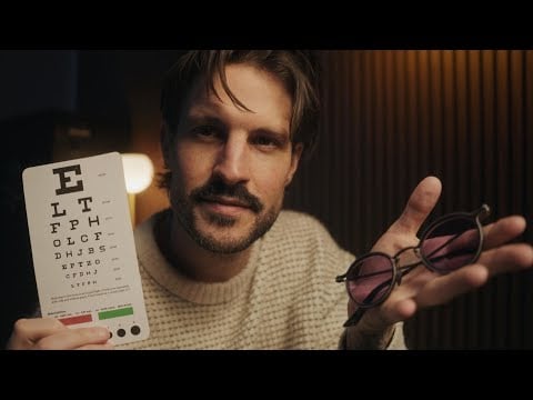 ASMR *Ridiculously Detailed* Eye Exam for Getting Nice Glasses Realistic Doctor Roleplay