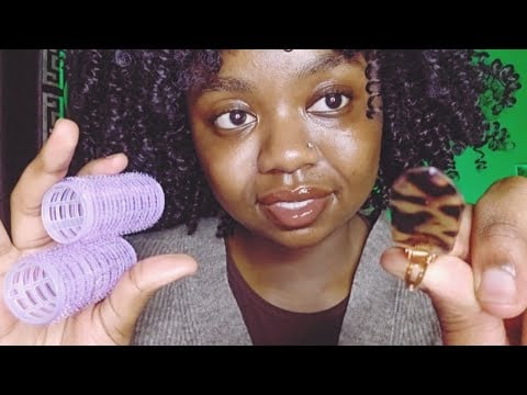 ASMR Fixing & Clipping Your Hair Back 💕 Personal Attention (tingly)