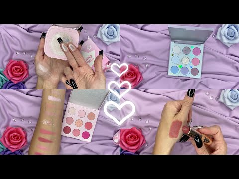 [ASMR] Aesthetic Colourpop Haul & Swatches | Visually Pleasing