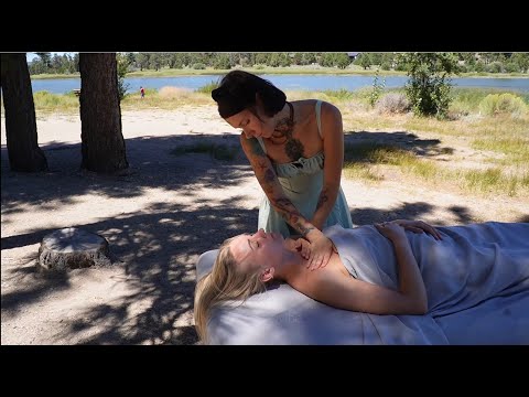 Upper Body Massage and Forest Sounds for Total Relaxation | Calm Your Mind & Body @Soul_flowvibe