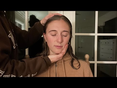 ASMR Facial Massage, Skin Care, Gua Sha (No Talking)