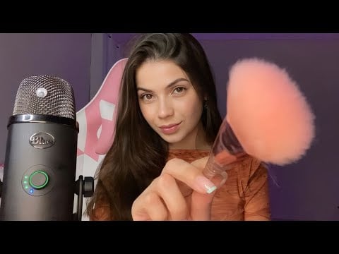 ASMR Câmera brushing com sons de boca com leve eco | Impossível não dormir 😴