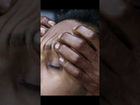 Head Massage And Forehead Massage ASMR For Headache Relief #shorts