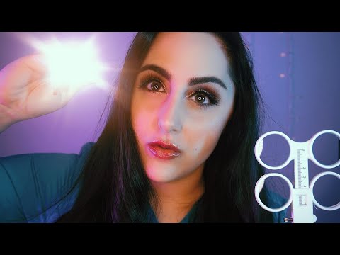 ASMR | Friendly School Nurse Gives You an Eye Exam | Medical Roleplay