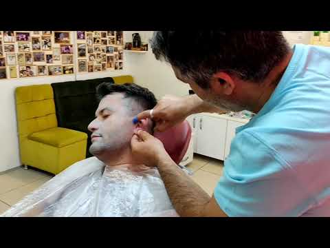 ASMR TURKISH  BARBER SLEEP HYPNOSIS /FACIAL PEELING /BACK AND HEAD MASSAGE