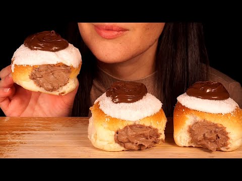 ASMR Chocolate & Coconut Iced Buns ~ Soft & Creamy (No Talking)