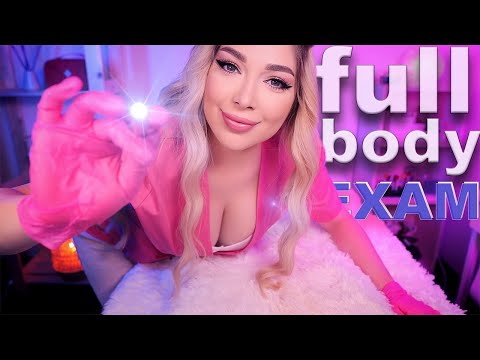 ASMR FULL BODY EXAM 🩺 Realistic Medical Role Play, Night Doctor, Cranial Nerve Exam, Eye Exam