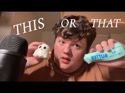 ASMR This OR That With Squishies & Stuff ✨✨