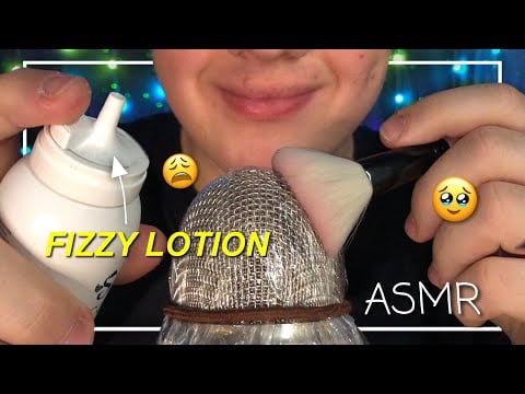 ASMR Fizzy Lotion and Crinkle Triggers for Sleep! (No Talking)