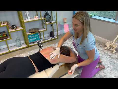 Cleaning Every Crevice of Her Spine + Relaxing Chiropractic Treatment, Exam, and Consultation