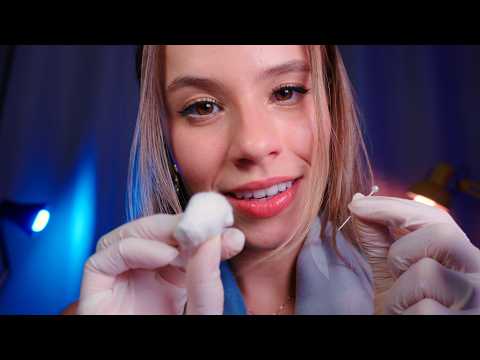 ASMR Sessão de acupuntura para sentir MUITO sono e relaxar profundamente