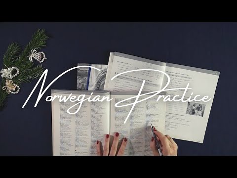 ASMR Quiet Norwegian Practice 😴🇳🇴 (Soft Spoken, Austrian Accent, Norsk)