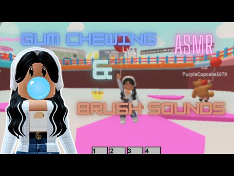 [Roblox ASMR] ✨BRAIN MELTING✨ Gum Chewing & Brush Sounds 😴🤤 | Colour Block