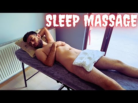 RELAXING AND INCREDIBLY RELAXING ASMR MASSAGE ON THE STRETCHER-Chest,leg,foot,arm,back