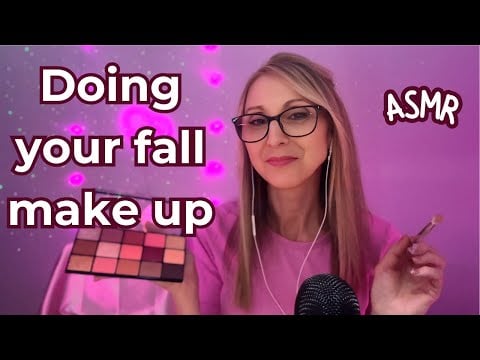 ✨ ASMR Doing Your Fall Makeup 🍂 Cozy Autumn Look