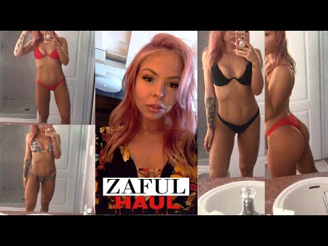 ZAFUL BIKINI TRY ON HAUL 2018 - HONEST REVIEW - ASMR