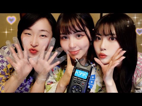 【ASMR】友達と一緒にマウスサウンド👄in温泉旅館♨️(@benio_ASMR×@hopeful_asmr )