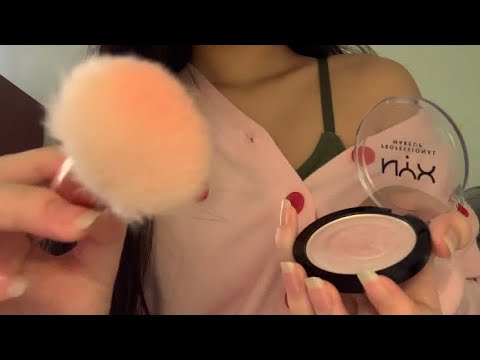 ASMR 1 MINUTE MAKEUP APPLICATION