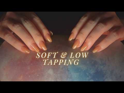 ASMR Relaxing Low Noise Tapping☁️ Gentle Triggers for Sleep🍀(with BGM)