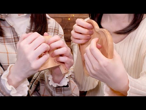 [コラボASMR] 誰よりも早く！超高速タッピング💥はとむぎ × 華凛 @KarinASMR​