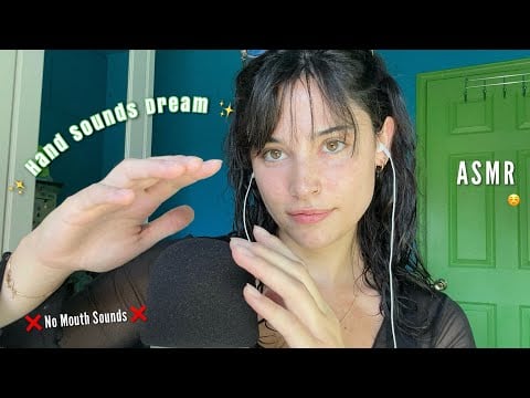 ASMR Pure Hand Sounds & Finger Flutters For Ultimate Relaxation 😴 (Minimal Whispering) 