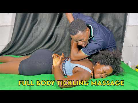 Asmr Armpit Tickling Massage with Back, Foot, Neck & Shoulder Massage  | ASMR Full Body Relaxation