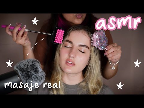 asmr Me hacen MIMOS Y MASAJES en persona para DORMIR ASMR REAL Ale ASMR :)