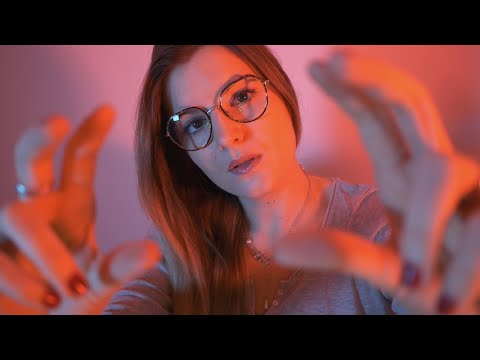 ASMR FR 🕊 JE CAPTURE TES PENSÉES NÉGATIVES 👌 FACE TOUCHING