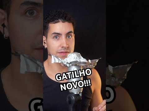 TESTANDO NOVO GATILHO DE ASMR DA GRINGA!! 😨 #asmr