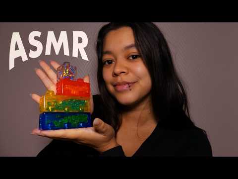 Test des couleurs avec des Jelly Blox (sticky & squishy) | SOFT SPOKEN ASMR FR