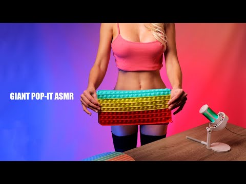 Satisfying Giant POP-IT  ASMR with Mia | Relaxing Pop-it No Talking no Music