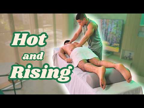 Soft Massage In a Hot Day for Tension Relief | Part 1: Back and Neck