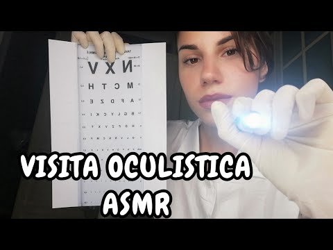 VISITA OCULISTICA PER LA PATENTE - ASMR ita Roleplay