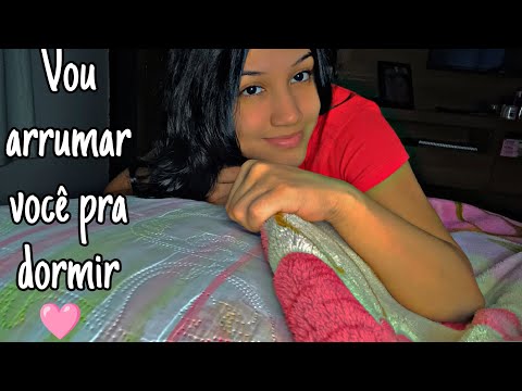 ASMR-  vou te preparar para dormir tranquilamente