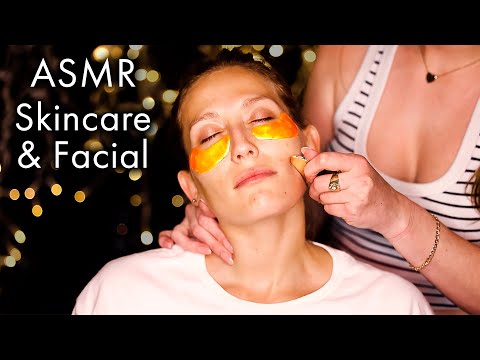 ASMR Glowing Skin Care Routine, Brushing & Tingly Sounds, Ultra Relaxing To Help you Sleep