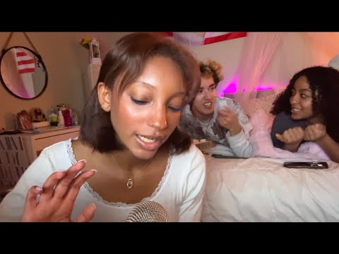 Experimenting ASMR with my best friends (chaotic/funny)⋆ ˚｡⋆౨ৎ˚