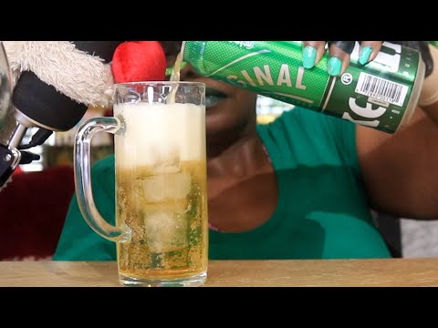 TALL CAN OF HEINEKEN ASMR BEER SOUNDS