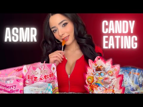 ASMR Trying Asian Candy 🍬 (Soft Spoken + Eating & Crinkly Sounds)