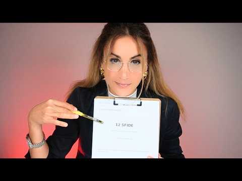 Ti sottopongo al test cognitivo più DIFFICILE | ASMR ITA | Roleplay Test ✧ level impossible