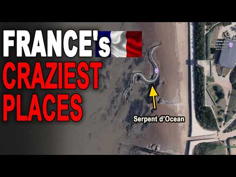 8 CRAZY Oddities in FRANCE You Can Find on Google Maps | ASMR