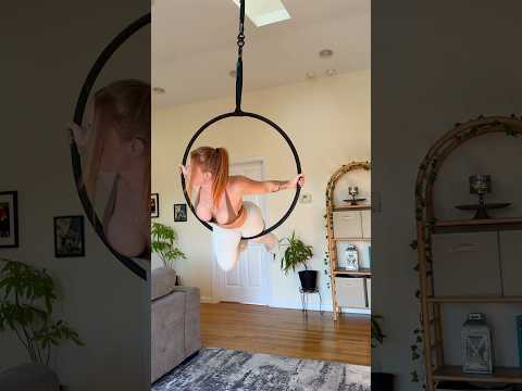 Feeling like a Christmas ornament on this hoop