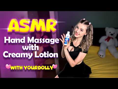 ASMR 💝 HAND MASSAGE with Creamy Lotion just for you 💝