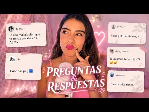 ASMR 💗 PREGUNTAS ÍNTIMAS DE MIS SEGUIDORES… 👀 | Potasio ASMR