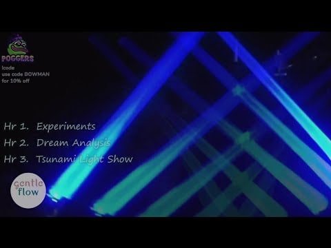 Tsunami Light Show Visual #ASMR #SleepAid Tingle-Thon Hour and Sleep Sounds