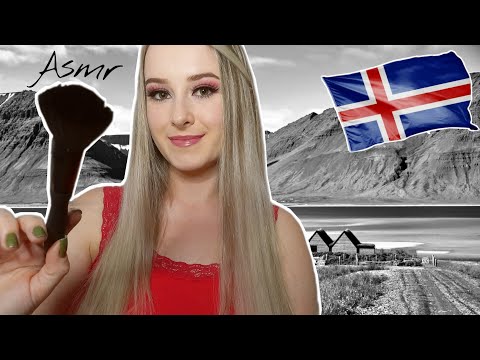 ASMR CURIOSIDADES SOBRE A ISLÂNDIA de ORELHA a ORELHA | Sussurros | Whispering | Pincel na Tela