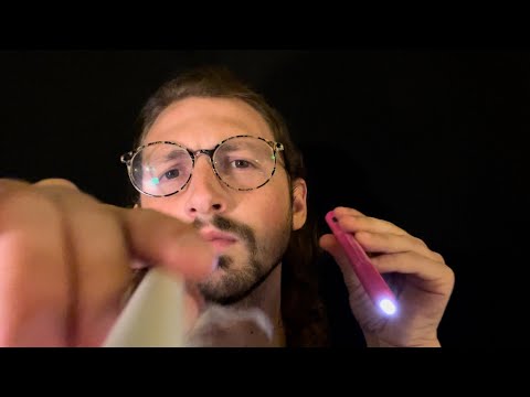 ASMR Tapping On & Shining a Light On Your Face Roleplay (2 Minute Version)