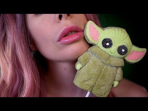 ASMR ❤️ MUKBANG 먹방 BABY YODA Marshmallow // MANDALORIAN 💚🐸 4k